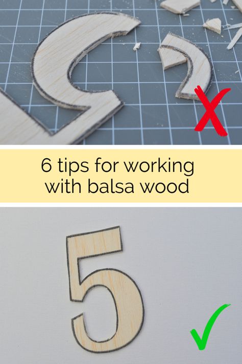 6 tips for working with balsa wood Balsa Wood Projects, Balsa Wood Crafts, Balsa Wood Models, Wood Projects For Kids, Woodworking Jobs, Wood Turning Lathe, Wood Drawer, Woodworking For Kids, Balsa Wood