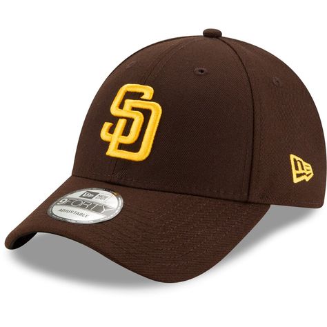 San Diego Padres Hat, San Diego Padres Baseball, Padres Baseball, Mlb Postseason, Braun Design, New Era 9forty, Mlb Teams, Strapback Hats, The League