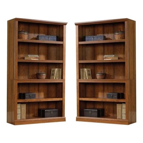 Dark Wood Bookcase, Traditional Bookcases, Bookcases For Sale, Bookcase Styling, 5 Shelf Bookcase, Small Home Offices, Library Wall, Innovative Furniture, Bookcase Wall