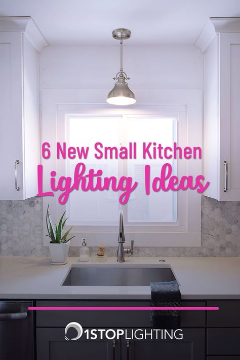 Kitchen Lighting Fixtures For Small Kitchen, Recessed Kitchen Lighting Ideas, Pot Lights Over Kitchen Sink, Lighting Small Kitchen, Small Kitchen Lighting Ideas Ceilings, Kitchen Lighting Ideas Over Sink Window, Over The Sink Lights Kitchen, Kitchenette Lighting, Light Over Small Kitchen Island