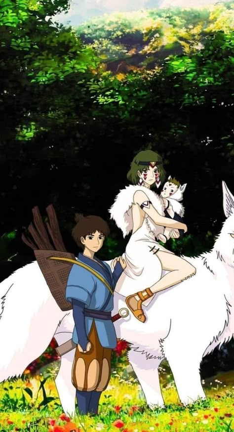 Princess Mononoke Characters, Princess Mononoke Art, Princess Mononoke Cosplay, Mononoke Anime, Hayao Miyazaki Movies, Studio Ghibli Fanart, Studio Ghibli Characters, Ghibli Artwork, Princess Drawings