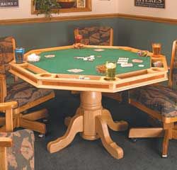 Poker Table Diy, Octagon Poker Table, Poker Table Plans, Poker Table Top, Outdoor Woodworking Plans, Woodsmith Plans, Table Woodworking, Woodworking Project Plans, Poker Room