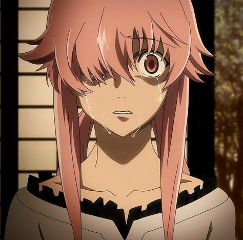 Yuno Gasai, An Anime, Pink Hair, Wattpad, Gif, Red, Anime, Hair, Pink