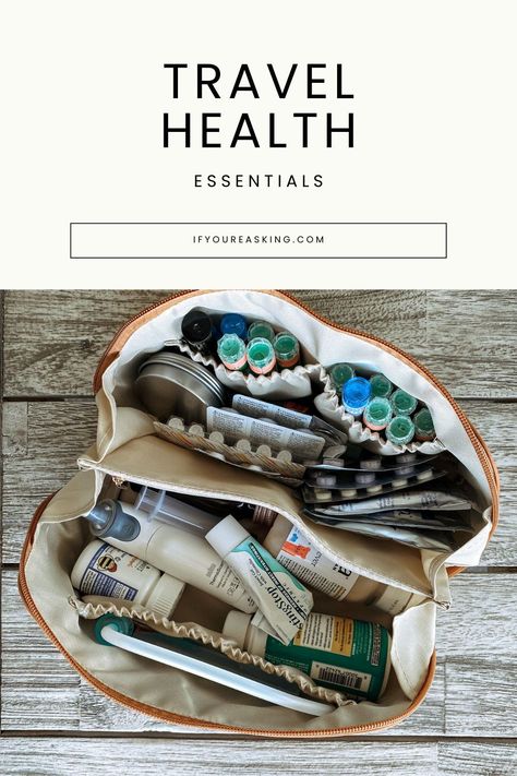 We travel a fair amount and have learned (especially when traveling with young kids) that sickness and injury don't wait until you get home. It is always easier to have common meds and first aid supplies with you than it is to find them in an unfamiliar place. #TravelHealth #StayPrepared #FirstAidOnTheGo #FamilyTravel #HealthyJourney #TravelWellness #SafetyFirst #PortableMedicine #OnTheRoadHealth #EmergencyPreparedness Packing Medications For Travel, Travel Medicine Kit, First Aid Kit Travel, First Aid For Kids, Medicine Kit, Wellness Kit, Backpacking Essentials, Suitcase Packing Tips, Health Essentials