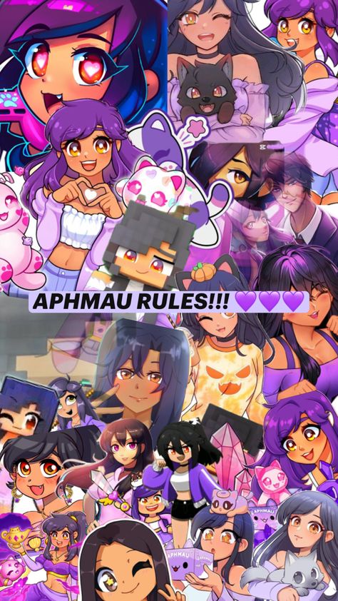 Aphmau And Aaron Wallpaper, Aphmau Minecraft, Aphmau Mystreet, Aphmau Wallpaper, Banana Wallpaper, Aphmau Pictures, Aphmau And Aaron, Aphmau Characters, Mermaid Tale