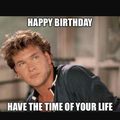 Happy birthday! Patrick Swayze Movies, Patrick Swazey, Patrick Swayze Dirty Dancing, Lisa Niemi, 80s Music Videos, Patrick Wayne, Kelly Mcgillis, Aziz Ansari, Billie Lourd