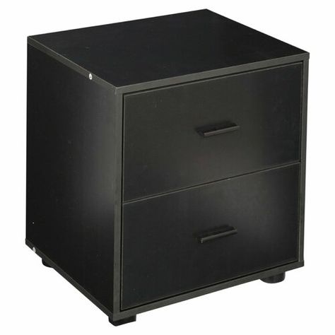 Symple Stuff This beautiful contemporary bedside table is suitable for any bedroom. This bedside cabinet creates a perfect night storage solution. It is made from chip wood with a wood effect veneer and will give you a strong & sturdy, stylish bedside cabinet to last you for years to come. Colour: Black Bedside Table Contemporary, Cube Side Table, Bedside Table Set, 3 Drawer Bedside Table, Drawer Bedside Table, Bedside Cabinets, Modern Bedside Table, Mens Bedroom, Perfect Night