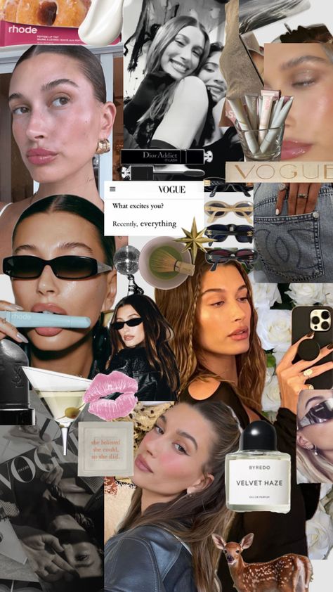 Hailey aesthetic#wallpaper #haileybieber #rhode #art#hailey #doublelife #skincare #selfcare #dior #vouge #vougeaesthetic Hailey Aesthetic, Haily Baldwin, Hailey Queen, Model Aesthetic, Healthy Lifestyle Inspiration, + Core + Aesthetic, Hailey Baldwin, Kardashian Jenner, Gorgeous Makeup