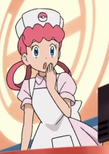 Nurse Pokemon, Nurse Joy Pokemon, Pokemon Skyla, Hospitalcore Aesthetic, Pink Characters, Nurse Joy, Pokémon Heroes, Pokemon Waifu, Female Cartoon