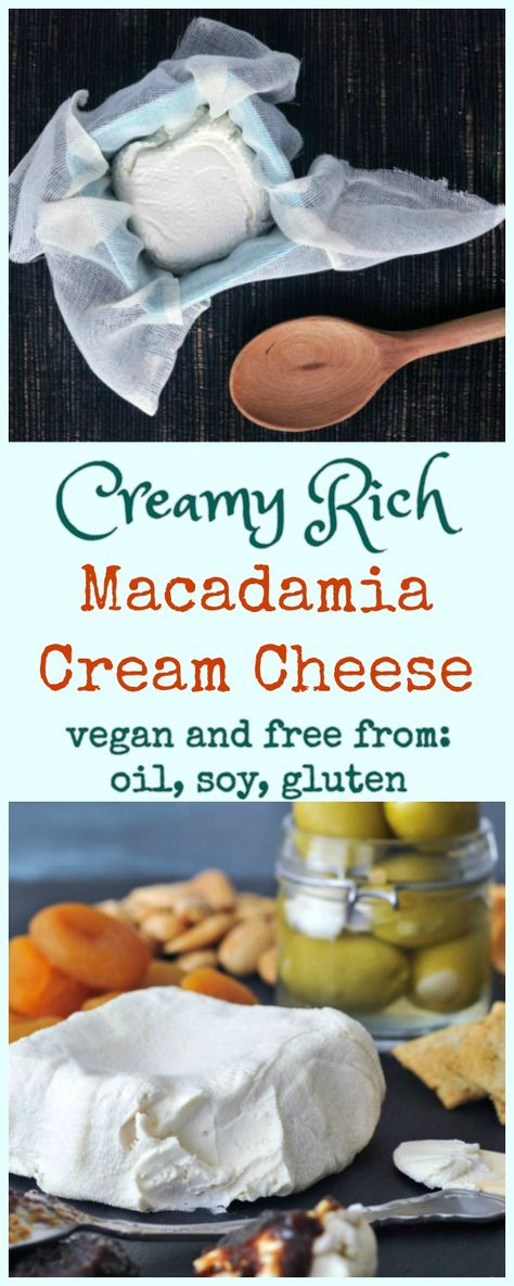 Cream Cheese Delight, Vegan Cream Cheese Recipe, Nut Cheese, Cheese Vegan, Vegan Cheese Recipes, Soy Free Vegan, Vegan Cream, Dairy Alternatives, Dairy Free Cheese