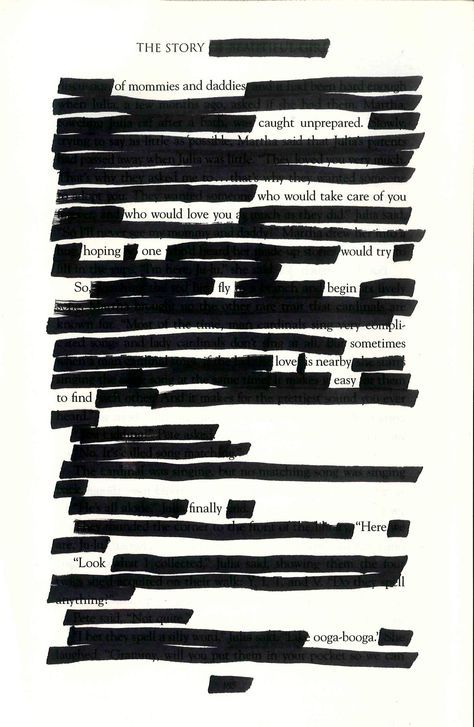 Redaction poetry at C-SPL for National Poetry Month 2013 - This is a great idea, especially for teen programs I think. (Original pin by @Lisa Carnegie-Stout Public Library) Passive Programming Library, Poetry Examples, Teen Club, Erasure Poetry, Reading Programs For Kids, Summer Programs For Kids, Kids Programs, Writing Club, Library Programming