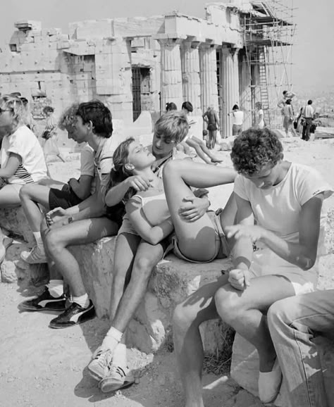 The Love Club, Young Couple, Acropolis, Greek Sandals, Summer Dream, European Summer, Ancient Greek, Film Photography, Athens