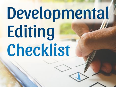 Developmental Editing Checklist, Developmental Editing, Editing Checklist, Author Platform, Fantasy Writer, Book Editing, Becoming A Writer, Editing Tips, Editing Writing