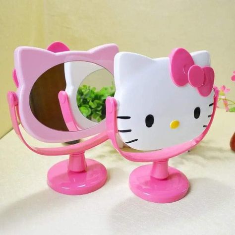 Hello Kitty Mirror, Pretty People, Hair Clips, Hello Kitty, Kitty, Mirror, Makeup, Hair, Quick Saves