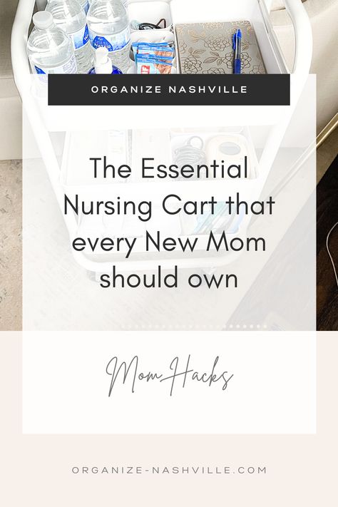 The Essential Nursing Cart (every mom needs) Mom Cart, Pumping Cart, Nighttime Stretches, Nursing Cart Organizer, Pump Cart, Postpartum Cart, Breastfeeding Cart, Nursing Cart, Nursing Carts