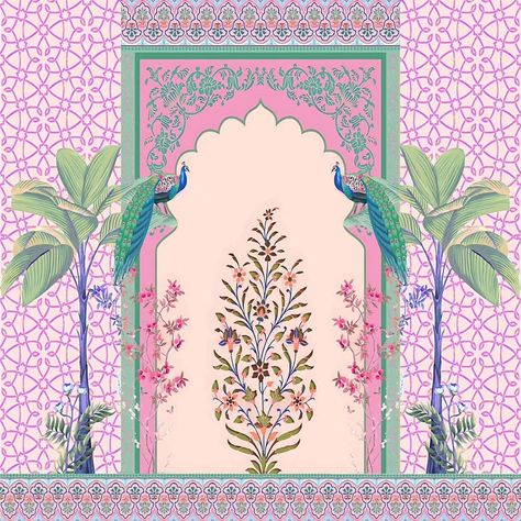 Krishna Brunda | New design backdrops #backdrops #alloccasions #backdropdecor | Instagram Pichwai Background, Rajasthan Decor, Jharokha Art, Nail Competition, Lavender Color Scheme, Nikkah Nama, Jaipur Wedding, Islamic Design Pattern, Wedding Background Wallpaper