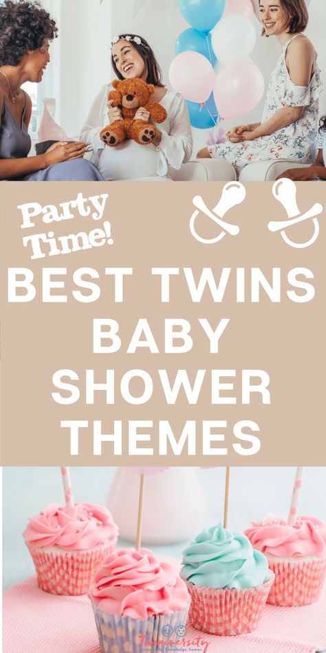 Get creative with the best baby shower themes for twins and more! Twin Girl Shower Ideas, Twin Girl Baby Shower Themes, Baby Shower For Twins Boy And Girl, Twin Baby Sprinkle Ideas, Twin Girl Baby Shower Ideas Theme, Twin Boy And Girl Baby Shower Ideas, Twin Shower Themes, Twin Theme Baby Shower Ideas, Twin Baby Shower Ideas Decoration