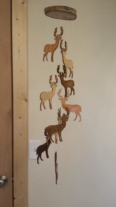 Boy Shower Ideas, Baby Boy Shower Ideas, Rustic Baby Nurseries, Wooden Deer, Deer Nursery, Buck Deer, Astuces Diy, Baby Boy Room Nursery, Rustic Nursery