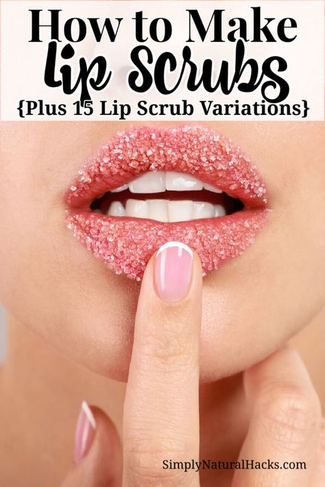 Use these instructions and pantry staples to make DIY Lip Scrubs at home. Exfoliate your lips with these Homemade Lip Scrub Recipes. Sugar Lip Scrub Diy, Diy Lip Scrubs, Homemade Lip Scrub, Scrub Recipe Diy, Diy Lip Scrub, Natural Lip Scrub, Diy Sugar Scrub Recipe, Spa Recipes, Lip Scrub Recipe