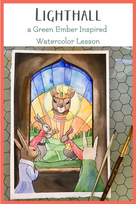 Green Ember Unit Study, The Green Ember Activities, Green Ember Book Club, Green Ember Party, The Green Ember, Notebooking Homeschool, Green Ember, Watercolor Lesson, Literature Study