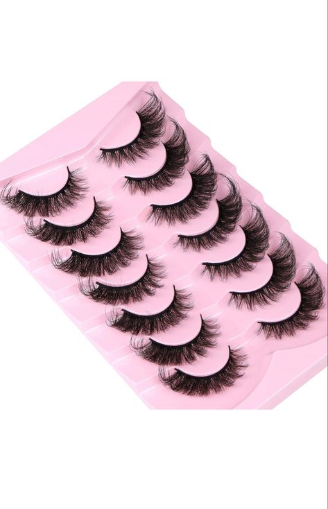 Fluffy Wispy Natural Eyelashes 20MM False Lashes Pack 8D Dramatic Volume Faux Mink Lashes Strip 7 Pairs : Amazon.co.uk: Beauty Eyelashes Cat Eye, Lashes Pack, Cat Eye Lashes, Cat Eye Lash, Cosmetics Products, Alternative Makeup, Strip Eyelashes, Natural Eyelashes, Eyelash Glue