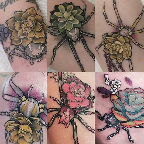 Succulent Tattoo, Bug Tattoo, Blackout Tattoo, Theme Tattoo, Flash Tattoo Designs, Bff Tattoos, Beautiful Tattoo, Tattoo Apprentice, 1 Tattoo