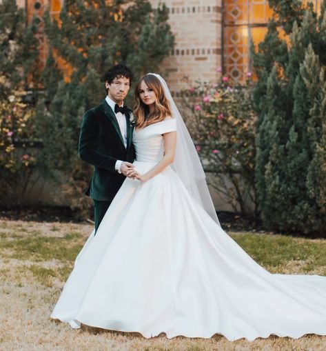 Debbie Ryan Wedding, Debby Ryan Wedding, Debbie Ryan, Lace Biker Shorts, Second Wedding Dress, Celebrity Wedding Photos, Disney Actresses, Real Life Fairies, Second Wedding