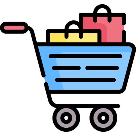 Shopping Cart Drawing, Shopping Cart Illustration, Shopping Drawing, Shopping Cartoon, Icon For Apps, Shopping Icon, Shopping Cart Icon, Logo Online Shop, Cartoon Drawings Sketches