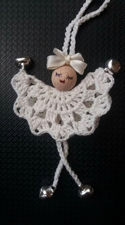 Groovy Crochet, Angels Crochet, Crochet Angel Pattern, Crochet Christmas Ornaments Free, Crochet Ornament Patterns, Crochet Angels, Crochet Angel, Crochet Xmas, Crochet Christmas Decorations