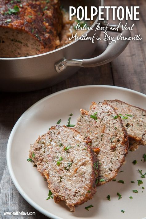 Veal Meatloaf, Vermouth Recipes, Italian Style Meatloaf, Ground Veal, Beef Meatloaf Recipes, Burger Ideas, Italian Feast, Italian Meatloaf, Beef Meatloaf