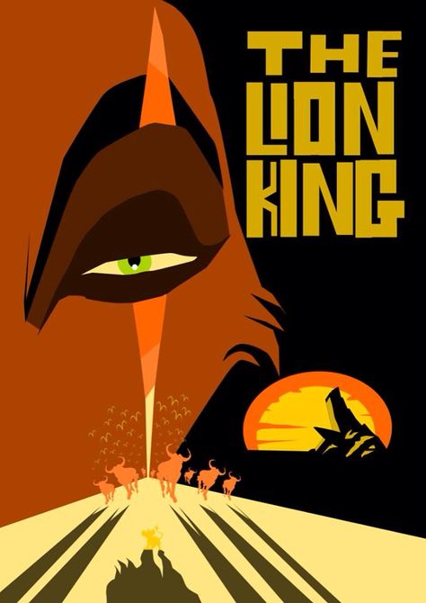 The Lion King Poster Beatles Room, Lion King Animals, Lion King Poster, Scar Lion King, Lion King Jr, Tattoo Lion, Lion King Art, Art Deco Poster, Minimal Poster