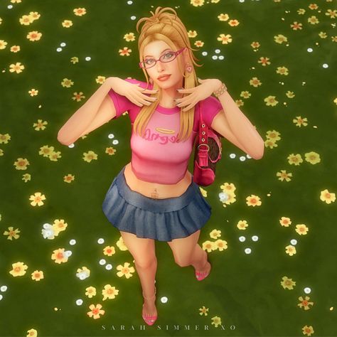 Prompt 09 - Y2K Pansexual Pride 🩷💛🩵 Pride Month CAS Challenge 🌈☁️✨ Veronica (She/Her) 🏷️: #PMCAS #thesims4 #sims4 #simstagram #simsta #showusyoursims #maxismatch #sims4cc #ts4cc #simblr #ts4mm Cas Challenge, 4 Baby, Pansexual Pride, Sims 4 Cc Mods, The Sims4, Ts4 Cc, Maxis Match, Pride Month, Sims Cc