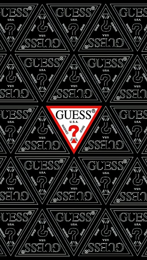 Guess Wallpaper Iphone, Guess Wallpaper, Guess Logo Design, Guess The Logo, Chanel Wall Art, Horoscope Tattoos, Hype Wallpaper, Future Wallpaper, Wallpapers For Mobile Phones