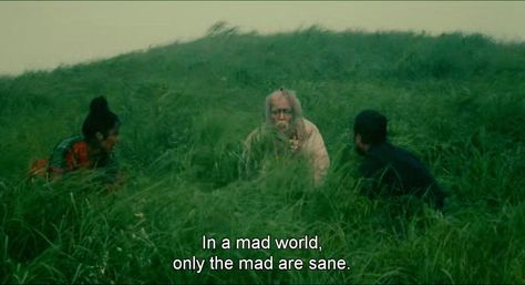 Ran, 1985 dir. Akira Kurosawa Ran Kurosawa, Akira Kurosawa Quotes, Ran Movie, Ran Akira Kurosawa, Subtitle Aesthetic, Akira Kurosawa Cinematography, Ran 1985, Movie Captions, Philosophy Major