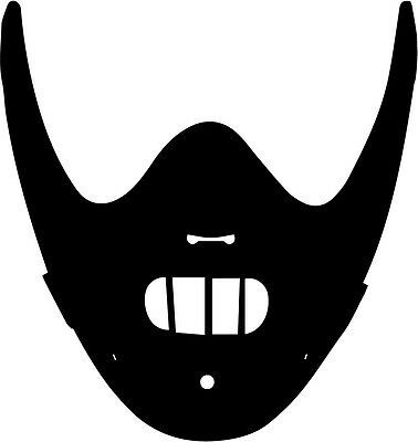 Hannibal Lecter Mask, Hannibal Mask, Star Wars Silhouette, Dollar Tree Cricut, Cool Stencils, Creepy Movies, Mask Aesthetic, Silence Of The Lambs, Mask Tattoo