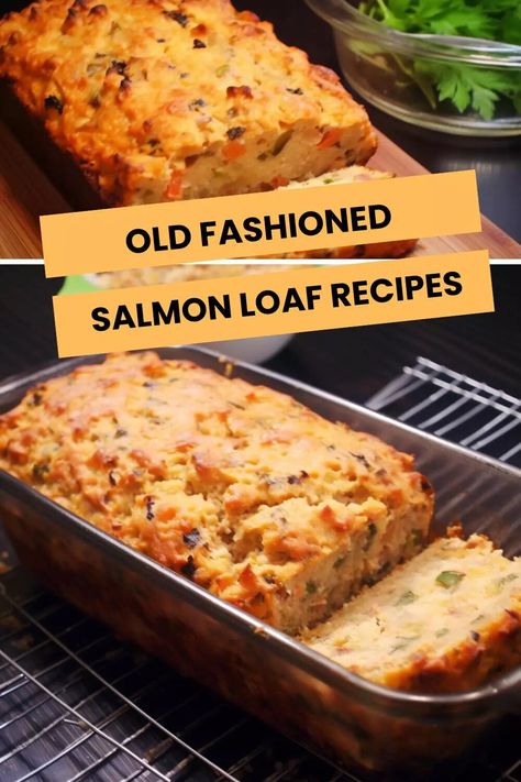 Old Fashioned Salmon Loaf Recipes – Hungarian Chef Salmon Loaf Recipes, Leftover Salmon Recipes, Casserole Beef, Gluten Free Salmon, Canned Salmon Recipes, Flaked Salmon, Recipes By Ingredients, Leftover Salmon, Salmon Patties Recipe