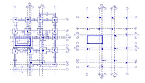 Foundation And Column Layout Plan With Centre Line DWG File Column Detail, House Columns, Site Plan Design, Column Structure, Architectural Columns, Building Foundation, Layout Plan, Architecture Concept Diagram, Concept Diagram