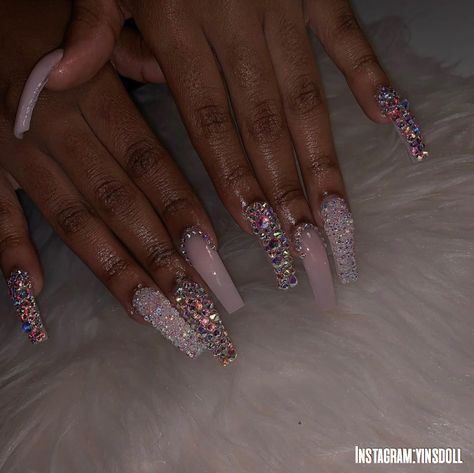 Cute Acrylic Nail Designs, Long Acrylic Nails Coffin, Exotic Nails, Bling Acrylic Nails, Summer Acrylic Nails, Square Acrylic Nails, Luxury Nails, Birthday Nails, Nails Toes