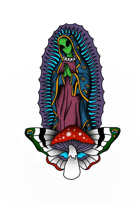 Traditional Spaceship Tattoo, Alien Tattoo Ideas, Spaceship Tattoo, Motherhood Tattoos, American Traditional Tattoos, Gangsta Tattoos, Alien Tattoo, Tattoo Traditional, Traditional Tattoo Design