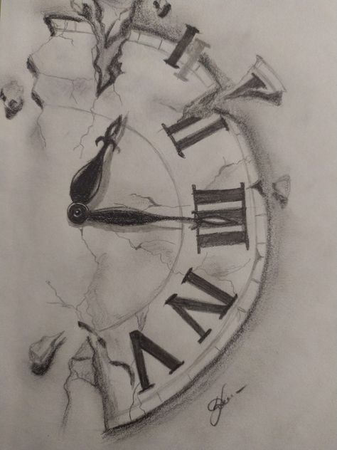 Time Kills Drawing, Time Art Clock Drawing, Time Travel Drawing Ideas, A Moment In Time Art, Clock Drawing Reference, Time Sketch Clock, Time Drawing Clock, Time Travel Drawing, Time Artwork Ideas