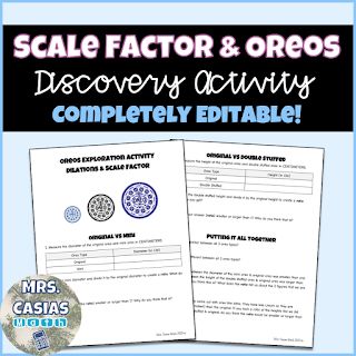 Scale Factor, Activity Worksheet, 7th Grade Math, 8th Grade Math, Math Activity, Mini Lessons, Middle School Math, 8th Grade, Education Math