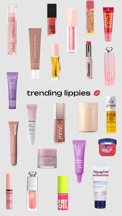 #lips #lipcare #lipgloss #lipbalm #beauty #vibes #preppy #trending Makeup Beauty Room, Eyeliner Techniques, Lip Trends, Makeup Brushes Guide, Beauty Vibes, Sephora Skin Care, Flawless Makeup Application, Makeup Clothes, Trendy Makeup