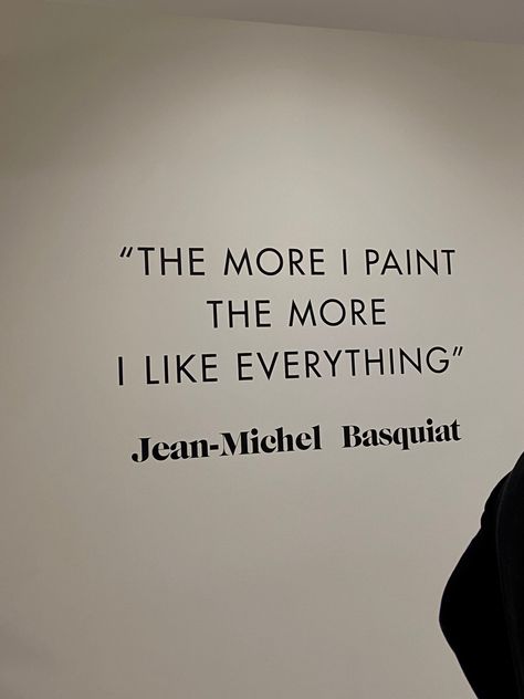 #michelbasquiat #quote #art #museum #basquiat Jean Michel Basquiat Quotes, Basquiat Aesthetic, Basquiat Quotes, Jean Basquiat, Jm Basquiat, Michel Basquiat, Art Quotes Inspirational, Jean Michel Basquiat, Aesthetic Things