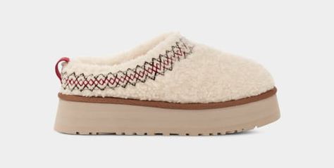 Tazz UGGbraid Tazz Slipper, Ugg Tazz, Harrods London, Ugg Tasman, Natural Women, Ugg Slippers, Thanksgiving Outfit, Woven Labels, Real Fur