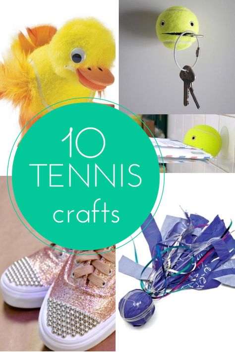 Tennis Crafts Diy, Tennis Craft Ideas, Tennis Crafts For Kids, Tennis Gifts Diy, Tennis Ball Crafts, Tennis Gift Ideas, Tennis Crafts, Ball Cookies, Sports Crafts