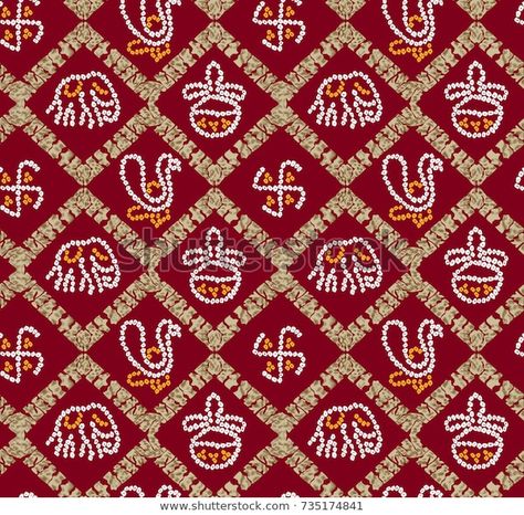 Find Bandhani Pattern stock images in HD and millions of other royalty-free stock photos, illustrations and vectors in the Shutterstock collection. Thousands of new, high-quality pictures added every day. Bandhani Pattern, Raju Bhai, Bandana Pattern, Flowery Wallpaper, Textile Prints Design, Batik Design, Textile Pattern Design, Geometric Art Prints, Digital Print Fabric