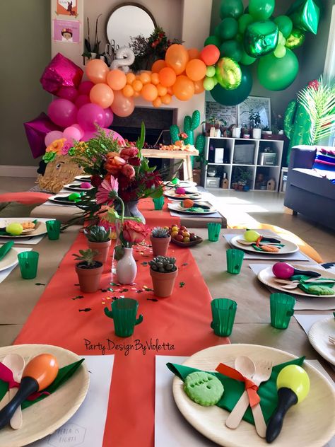 Pink Orange Green Birthday, Mexican Theme Balloon Garland, Mexican Balloon Garland, Frida Kahlo Party, Frida Party, Frida Kahlo Painting, Backdrop Garland, Cactus Balloon, Diy Backdrops