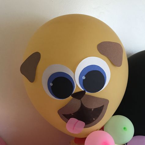 Puppy dog pals balloon Puppies Birthday, Puppy Dog Pals, Puppy Birthday Parties, Second Birthday Ideas, Birthday Photo Booths, Puppy Birthday, Dog Birthday Party, Paw Patrol Party, Twin Birthday