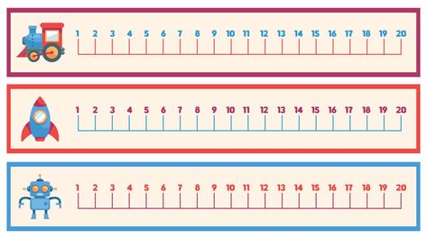 Number Line Printable Free 0-20, Numberline Printable Free 1-20, Printable Number Line 1-20 Free, Numberline Printable Free, Number Line Printable Free, Number Line To 20, Number Chart 1 20, Printable Number Line, Free Printable Numbers