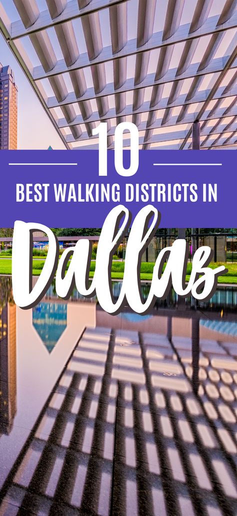 A quick guide to the best entertainment districts in Dallas: Main Street District, Dallas Arts District, Uptown Dallas, West Village District, Trinity Groves, Knox-Henderson, Bishop Arts District, Deep Ellum, Lowest Greenville.   This guide covers all the top attractions, things to do, and restaurants.   #Travel | #Dallas | #WestVillage | #DeepEllum | #Texas | #DFW Trinity Groves Dallas, West Village Dallas, Bishop Arts District Dallas, Best Beaches In Texas, Uptown Dallas, Canada Travel Guide, Travel Secrets, Itinerary Planning, Airline Travel